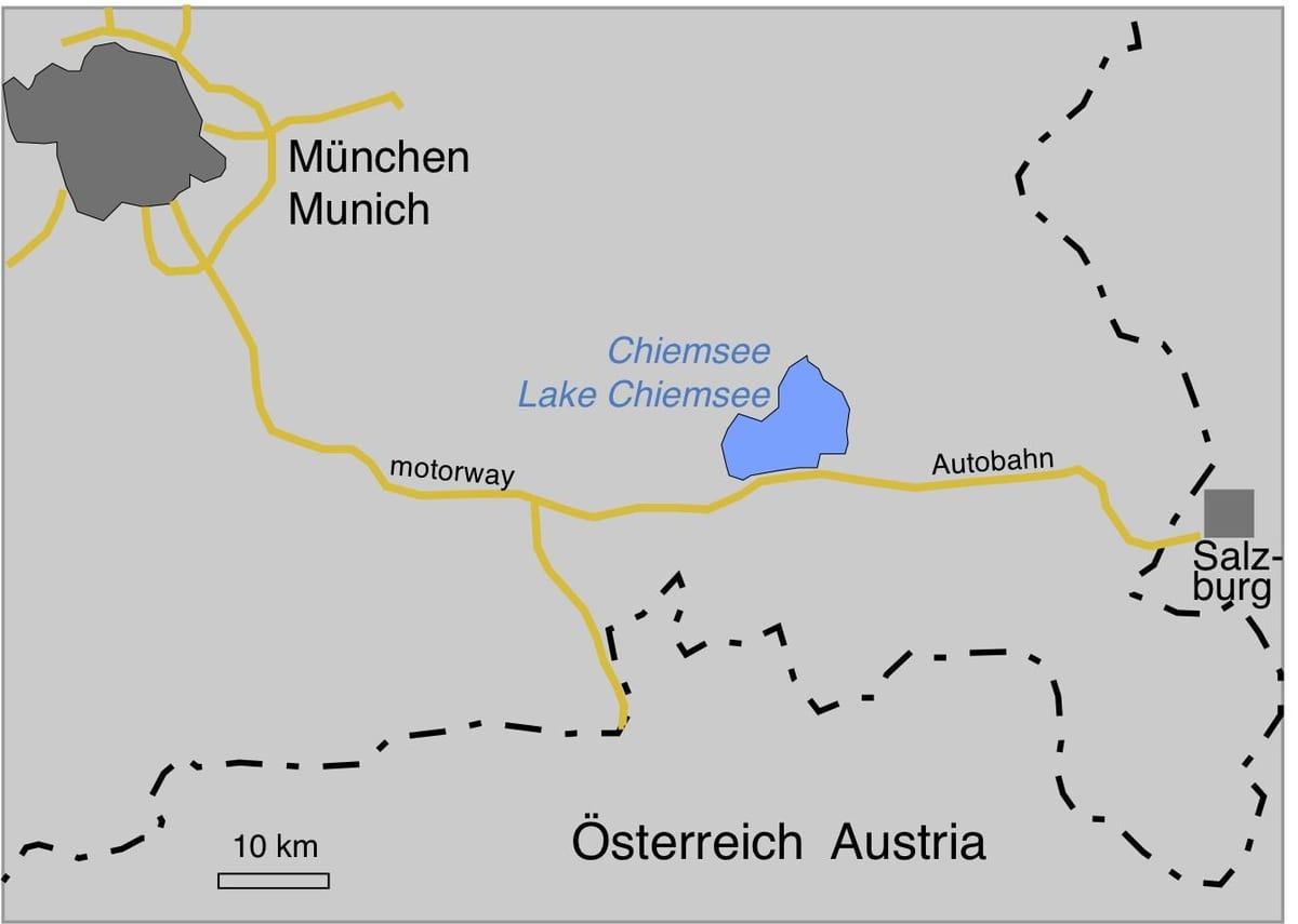 ਨਕਸ਼ਾ ofmunich lakes