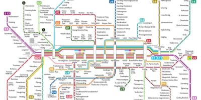 Munchen ਯੂ ਬਾਨ ਨਕਸ਼ਾ