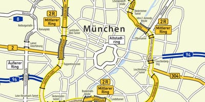Munchen ਰਿੰਗ ਨਕਸ਼ਾ