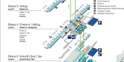 ਨਕਸ਼ਾ ਦੇ ਮ੍ਯੂਨਿਚ ਹਵਾਈਅੱਡਾ lufthansa