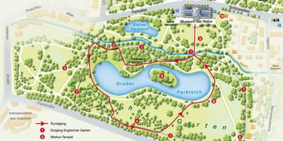 ਨਕਸ਼ਾ ਦੇ englischer garten